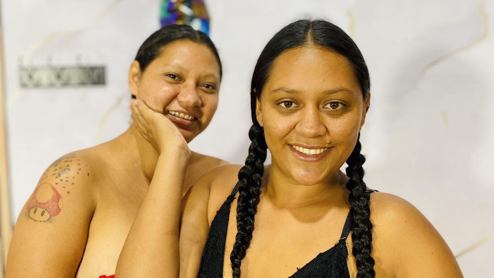 Private show with OliviaAndEmma